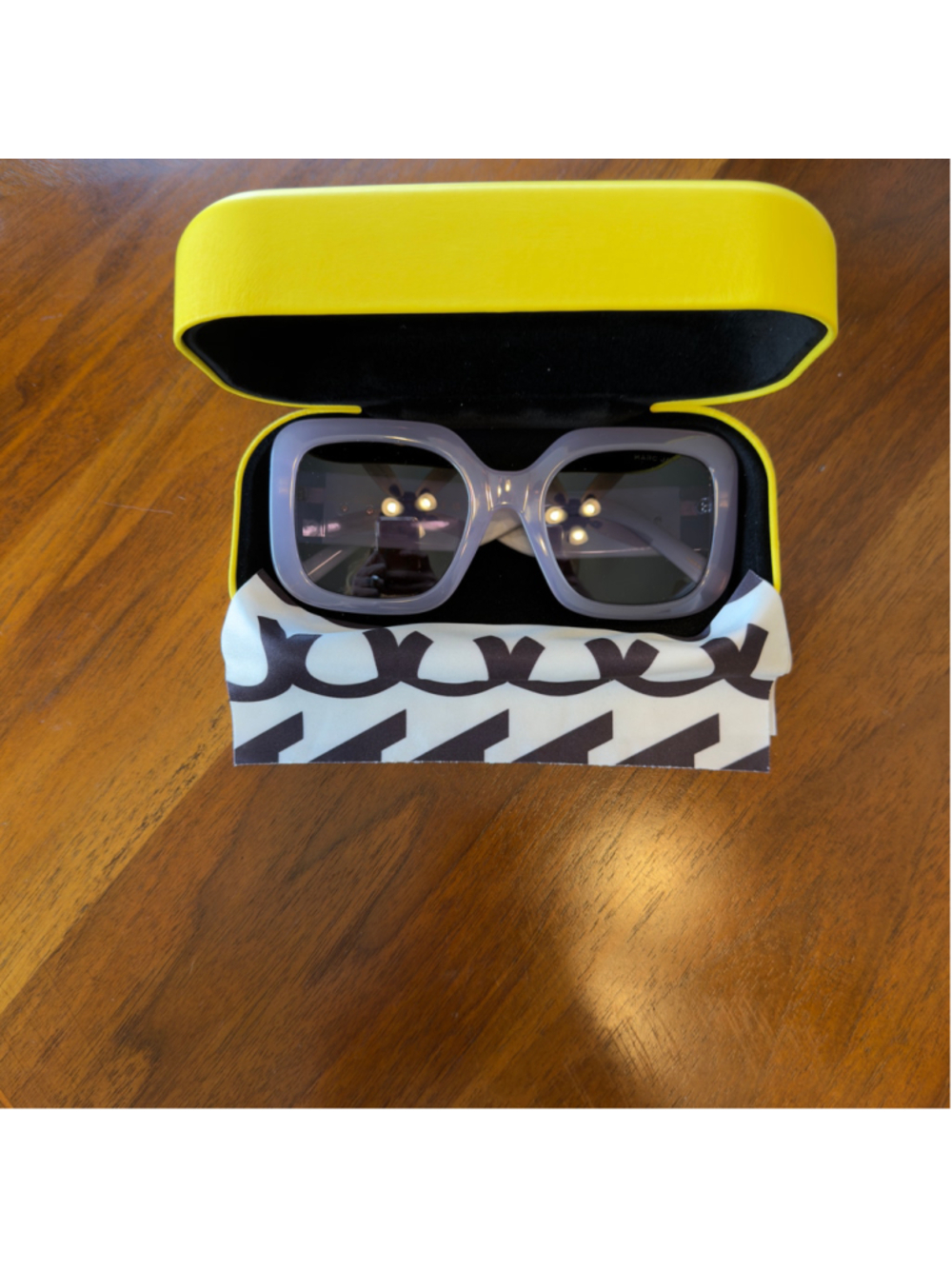 Women's Marc Jacobs Lavender Square Sunglasses SKU775